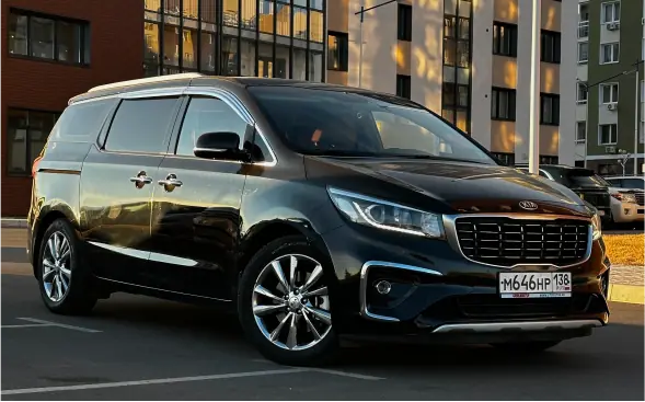 Kia Carnival — автомобиль для трансфера в Иркутске